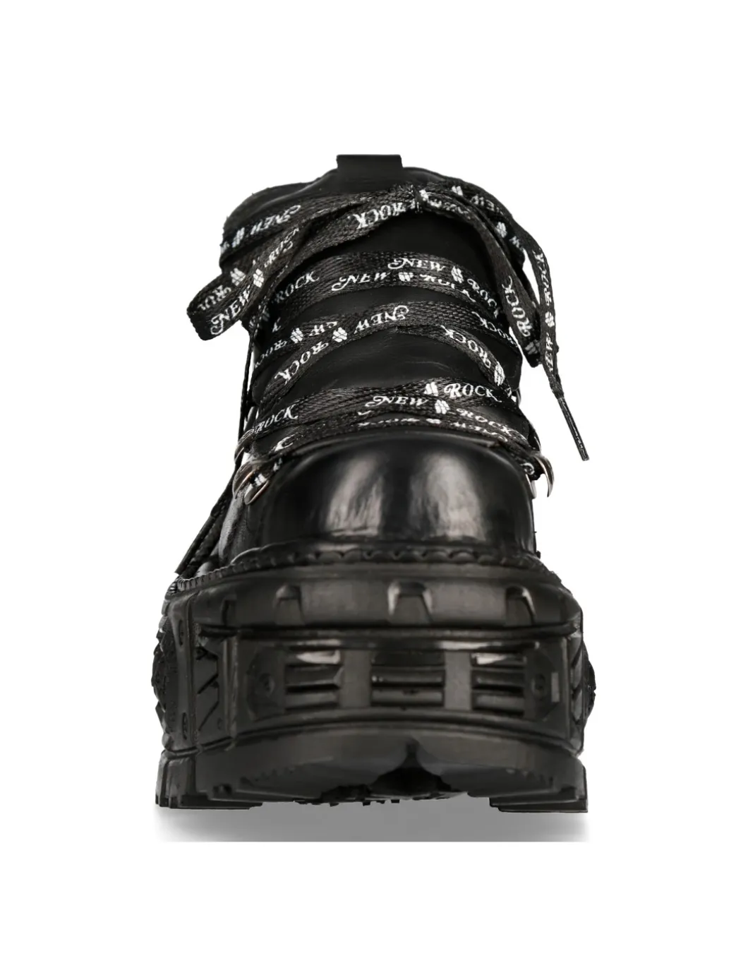 SHOE BLACK IMPERFECT WITH LACES M-TANK120NSHLACE-S1