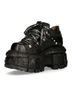SHOE BLACK IMPERFECT WITH LACES M-TANK120NSHLACE-S1