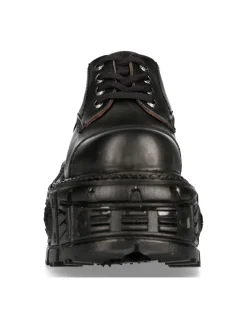 SHOE BLACK IMPERFECT WITH LACES M-TANKMILI003-S1