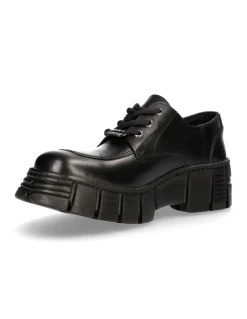 SHOE BLACK TOWER WITH LACES M-WALL042-S1