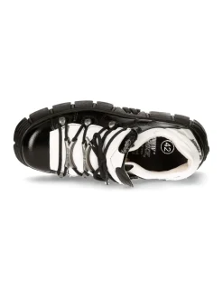 SHOE BLACK TOWER WITH LACES M-WALL120N-S2
